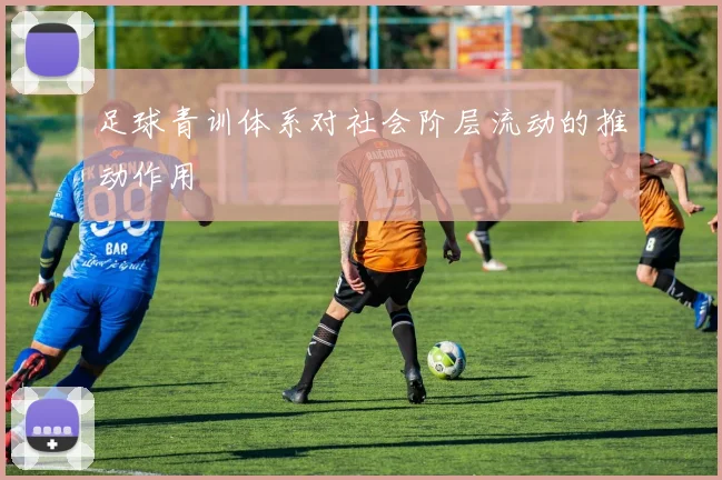 足球青训体系对社会阶层流动的推动作用